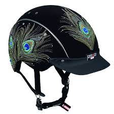 Strut Your Stuff Casco Peacock Helmet I Kind Would Like The 2 Feathers On The Side To Be On The Bac Horse Riding Helmets Horse Riding Gear Riding Helmets
