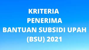 We did not find results for: Kriteria Penerima Bantuan Subsidi Upah Bsu 2021 Youtube