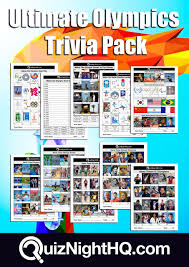 1936 trivia quizzes and games. The Ultimate Olympics Trivia Pack Quiznighthq