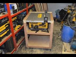 Mobile Table Saw Station Build With Plans Youtube Table Saw Station Diy Table Saw Mobile Table