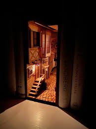 Book Nook Book Shelf Insert Book Shelf Decoration Bookend In 2020 Book Nooks Diy Book Bookends