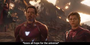 After the devastating events of avengers: Tmw A Subtitle From Infinity War Puts You And Tony Stark On The Same Level Regarding The Future Album On Imgur