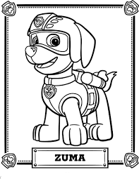 Patrulla Canina Para Colorear Pdf