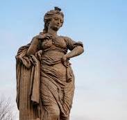 Allegoric Statue of the Continent Europe, Facade of the ...