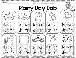 3 Weather Worksheets For Preschool Spring And Weather Centers For Kindergarten Math Lit In 2020 Blends Worksheets Consonant Blends Worksheets Digraphs Worksheets
