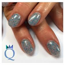 Shortnails Gelnails Nails Blue Glitter Kurzenagel Gelnagel Nagel Blau Glitzer Nagelstudio Mohlin Nailqueen Janine Kurze Nagel Nagelstudio Nails