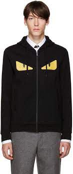 Fendi Black Monster Eyes Hoodie Eye Hoodie Hoodie Design Wool Hoodie