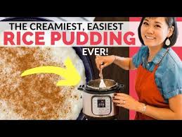 The Creamiest Instant Pot Rice Pudding Ever Youtube In 2020 Rice Pudding Rice Instant Pot