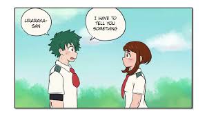 Izuocha - Midoriya Confess His Feelings To Uraraka, Love This Pairing.-