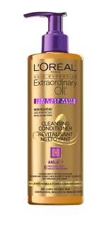 L'oreal paris hair expertise evercurl 6 in 1 cleansing balm for curly hair 16.9. L Oreal Paris Hair Expertise Extraordinary Oil Curls And Waves Cleansing Conditioner Walmart Canada