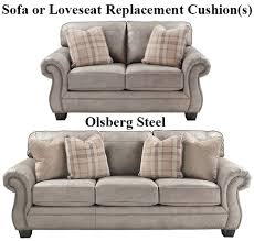 Signature design by ashley brand. Ashley Olsberg Steel Replacement Cushion Cover 4870138 Sofa Or 4870135 Love