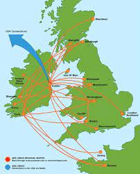 Aer Lingus Destinations Map Eirel | World Airline News