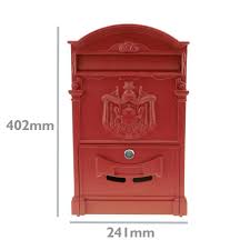 Buca delle lettere traduzione in inglese — 4 fondare. Cassetta Delle Lettere Casella Postale Per Lettera E Posta Antico Metallico Di Colore Rosso Parete Cablematic