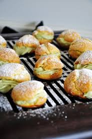 matcha cream puffs cheat cream puffs cream puff recipe matcha cream puff