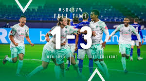 Start wedstrijd 20:30 plaats bremen stadion weserstadion scheidsrechter harm osmers. Sv Werder Bremen En On Twitter 90 3 Full Time Our Opponents Pull One Back At The End But We Come Out Deserved Winners 1 3 Werder S04svw Https T Co Kpz99am54c