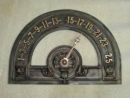 Antique Elevator Floor Indicator Dial Semi Circular W Arrow Elevation Elevator Design Haunted Hotel