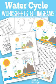 Water Cycle Worksheet Diagrams Water Cycle Worksheet Water Cycle Water Cycle Craft