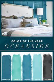 Can T Make It To The Ocean Paint The Cool Blue Hues Of The Coast On Your Bedroom Walls Surround Yourself With Soothin Bedroom Paint Colors House Colors Home