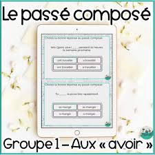 Je suis partie à 8 heures et je suis allée travailler. Cartes Boom Passe Compose Groupe 1 Aux Avoir