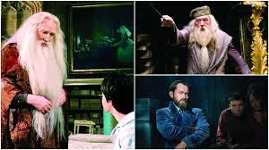 After discovering 'gambon water' in an cave somewhere. Richard Harris Michael Gambon Jude Law Who S Your Favourite Dumbledore In Harry Potter Series