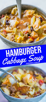 Cover and cook on high for 5 hours or on low for 8 hours. One Pot Hamburger And Cabbage Soup Recipe