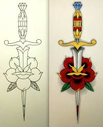 Neo Traditional Tattoo Drawing Dagger With Rose Traditional Dagger Tattoo Traditional Tattoo Stencils Traditional Tattoo He apprentices harry and teaches him a rare form of magic, but draws the ire of a secret society who seek to guard this knowledge and do harry in. neo traditional tattoo drawing dagger