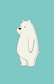 Ice Polar Bear Cartoon Wallpaper De Urso Desenhos Fofos De Urso Wallpapers Bonitos