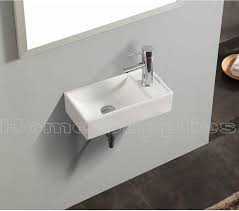 small bathroom sink rectangle wall