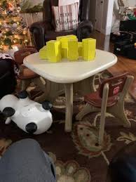 Two comfortable chairs with sturdy legs included. Step2 New Traditions Kids Table And 2 Chairs Set Brown Walmart Com Walmart Com