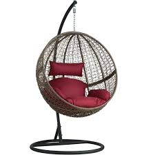 Rattan Hangesessel Mit Gestell Inkl Kissen Gunstig Online Kaufen Tectake