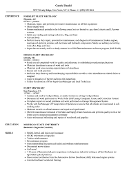 Diesel mechanic resume sample skinalluremedspa com. Fleet Mechanic Resume Samples Velvet Jobs