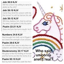 Bible References For Unicorns Only Time I Like The Kjv Unicorn And Glitter Unicorn Wedding Real Unicorn