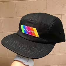 Black Canvas 5 Panel Hat Premium Back Clip Closure Order Blank Or Create Your Own Custom Design Delusionmfg Panel Hat 5 Panel Hat Custom Baseball Hats
