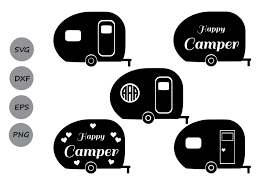 Download Free Camper Svg Cut File Free Svg Cut Files Create Your Diy Projects Using Your Cricut Explore Silhouette And More The Free Cut Files Include Svg Dxf Eps And Png Files PSD Mockup Templates