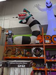 A blow up oogie boogie for the lawn and a full size sally animatronic! Inflatable Beetlejuice Sand Worm At Home Depot