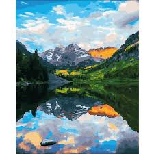 Decorate your home with incredible paintings from the world's greatest artists. Mountain Scene Paint By Number Kit By Artist S Loft Necessities Michaels