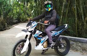 86 modifikasi motor trail satria 2t modifikasi trail. Cara Modifikasi Rangka Asli Satria Fu Menjadi Trail