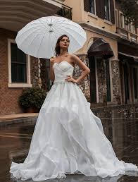 Hochzeitskleid brautkleid umstandskleid abendkleid braut standesamtkleid weiß. Hochzeitskleid Tragerlosen Mehrschichtigen Back Schatz Ballkleid Brautkleid Milanoo Com