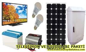 Solar Gunes Enerjili Yayla Bahce Hobi Evi Paketleri Tv Buzdolabi Lamba Lsa 150 Gunes Enerjili Televizyon Lamba Paketi Buzdolabi Hibrit Lamba