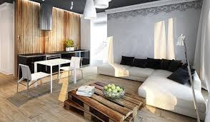 For many of us, the balcony in our apartment is just the place where we store our bike or hang up our washing. Cool Apartment Ideas Blending Wood Into Black And White Interior Design And Decor