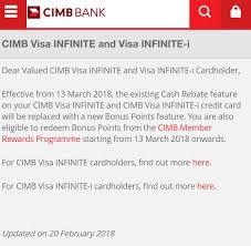 This way, whenever you make a payment with your debit card, your balances will automatically be reduced. Cimb Bank Credit Cards V7