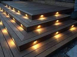 Home Deck Idea Step Lighting Outdoor Deck Step Lights Outdoor Stair Lighting