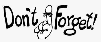 Rounded glass sign clip art by aquir 0 / 0 don t forget reminder. Don T Forget Clipart Black And White Hd Png Download Kindpng