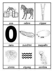 One page per letter plus you will need to have other ideas for learning the alphabet for all types of learners! Z Words Beginning With Z Flashcards