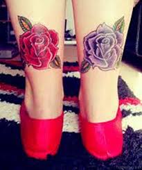 Purple rose tattoos that you can filter by style, body part and size, and order by date or score. 41good Looking Rose Tattoos For Ankle