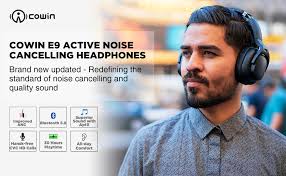 Amzn.to/2z90lmx cowin e9 active noise cancelling headphones bluetooth headphones. Amazon Com Cowin E9 Active Noise Cancelling Headphones Bluetooth Headphones Wireless Headphones Over Ear With Microphone Aptx Comfortable Protein Earpads 30 Hours Playtime For Travel Work Silver Home Audio Theater