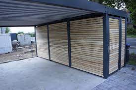 Metallcarport Stahlcarport Kaufen Metall Carport Preise Mit Abstellraum Konfigurator Design Nuernberg Carport Carport Mit Schuppen Hauswand