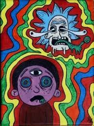 Sketch trippy rick and morty drawings. Rick And Morty Trippy Art By Redroomlady On Deviantart