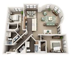 Roundhouse Two Bedroom Apartment Floorplan Oregon I Like It But The Little Coves That U Walk Through Apartment Layout Sims House Design Small House Plans
