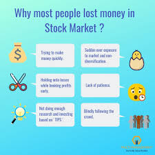 Why Most People Lose Money In Stock Market Stock Market Marketing Investing